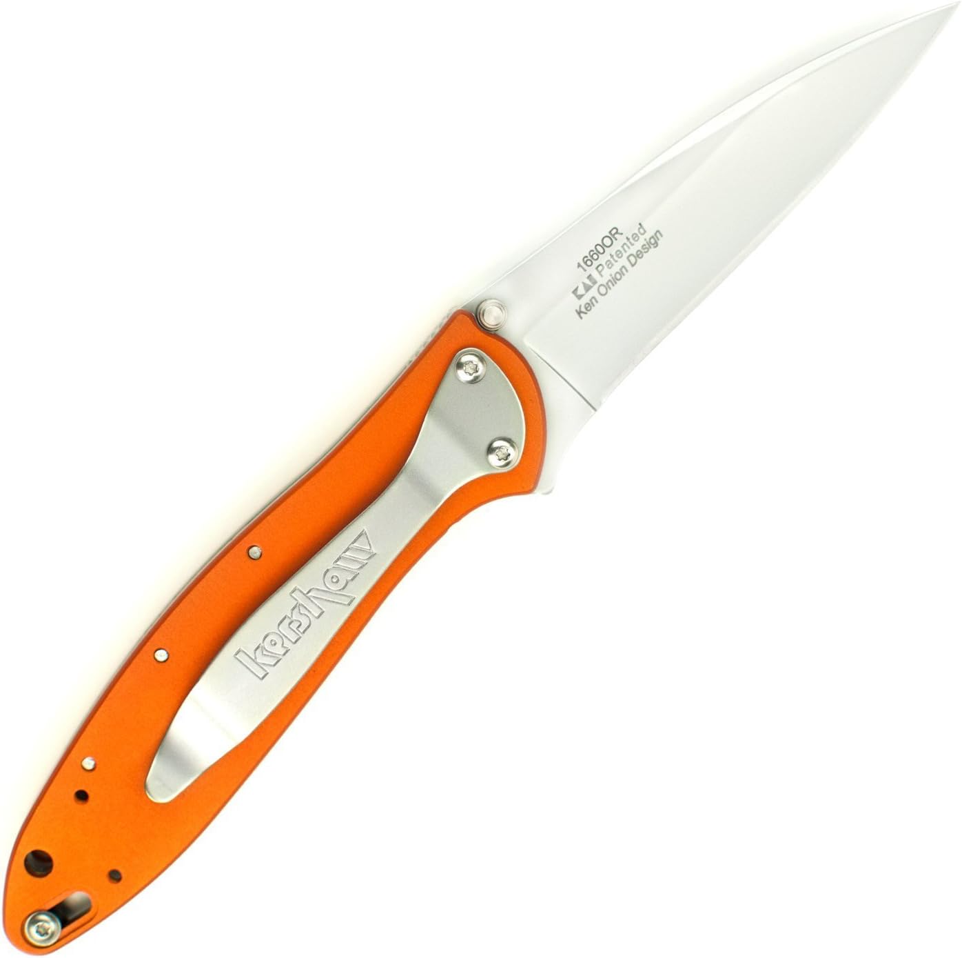 Kershaw Leek, Orange Pocket Knife